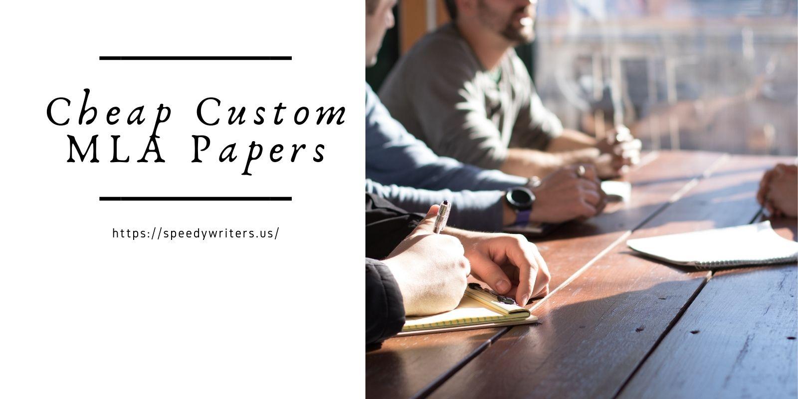 Cheap Custom MLA Papers